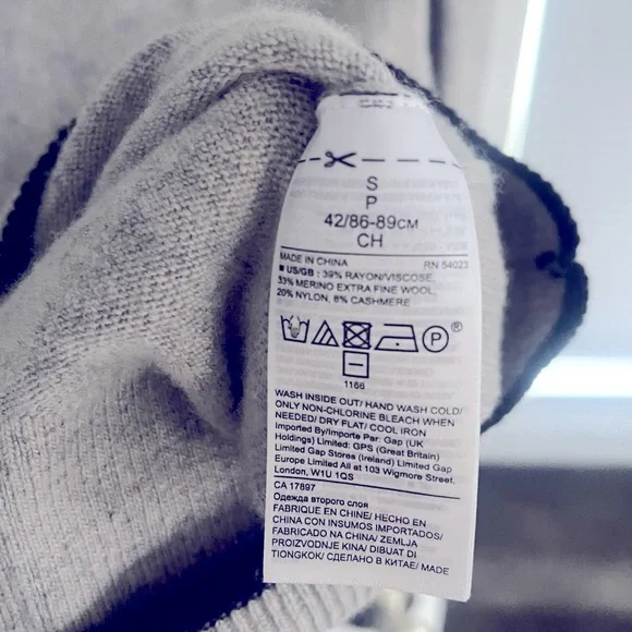 Wool long sleeve dress! Classic gray with black detailing. 
Mint condition! - Picture 3 of 3